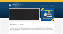 Desktop Screenshot of mercersburgstore.com