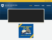 Tablet Screenshot of mercersburgstore.com